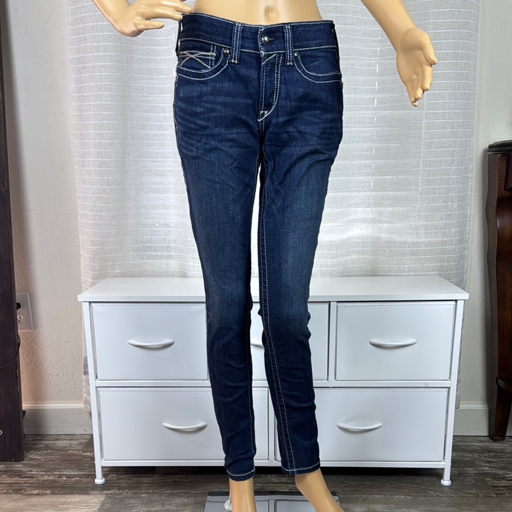 ARIAT DENIM SKINNU Women's Blue Jeans, Size 27R